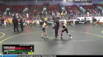 64 lbs Cons. Round 2 - Luke Swartz, Niles WC vs Ryder Devlin, Napoleon Youth WC