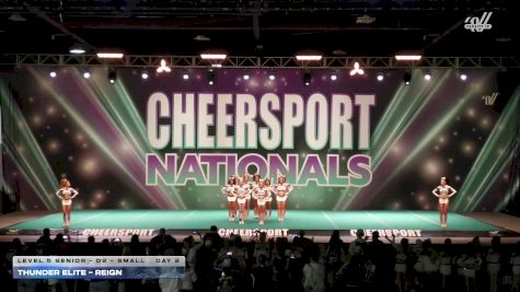 Thunder Elite - Reign [2026 L5 Senior - D2 - Small Day 2] 2026 CHEERSPORT National All Star Cheerleading Championship
