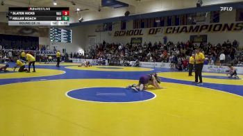 135 lbs Round Of 16 - Slater Hicks, Valencia vs Keller Roach, Bixby (OK)