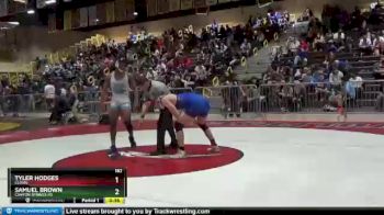 160 lbs Quarterfinal - Carlos Garcia, Oakdale vs Devhante Hayes, Mira Mesa