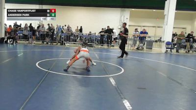 90 lbs Consi Of 8 #2 - Chase VanPortfliet, MI vs Andersen Park, CA