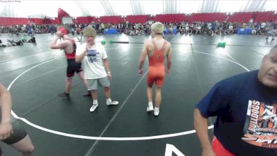 150 lbs Champ Round 1 (16 Team) - Renn VanDeveer, Illinois Top Dawgs Orange vs Andrew Della Bella, Batavia B