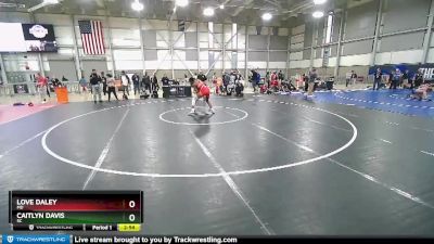 68 lbs Cons. Round 4 - Love Daley, MD vs Caitlyn Davis, SC