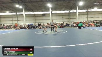 58 B Quarterfinal - Vander Kunzler, 208 Badgers vs Kash Warren, All In Wrestling Academy