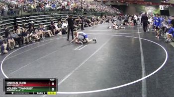 95 lbs Semis & 1st Wrestleback (8 Team) - Holden Townsley, Nebraska Blue vs Lincoln Huck, Iowa USA Grey