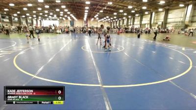 48 lbs Rd# 2 10:30am Friday - Grady Black, Iowa Black vs Kade Jefferson, Ranger Wrestling Club