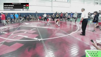 90 lbs Final - Colin Artman, Revival Black-MS vs Kam Deshon, Ohio Gold-MS