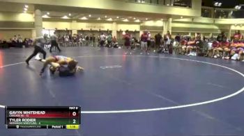 132 lbs Round 5 (10 Team) - Tyler Rodier, Hernando Wrestling vs Gavyn Whitehead, Cascade HS