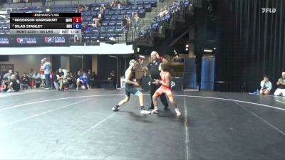 105 lbs Semis - Brookson Marksbury, Michigan Premier vs Silas Stanley, Dragons Wrestling Club