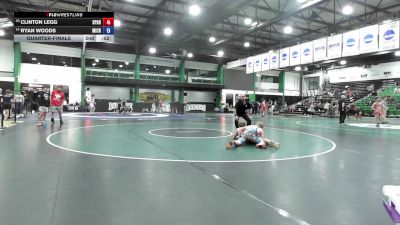 144 kg Quarterfinal - Austin Ellis, Sanderson Wrestling Academy vs Michael Roesch, Maurer Coughlin Wrestling Club