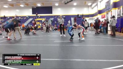 75 lbs 1st Place Match - Jonah Guerrero, KC Elite Training Center vs Andrew Oldham, Blue Steel Wrestling