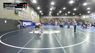 144 lbs Cons. Round 5 - Neal Cunningham, Santa Ynez vs Charles Clark, El Diamante