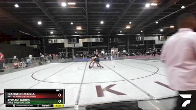 120 lbs Quarterfinal - D`Angelo Zuniga, NXT LVL Wrestling Academy vs Roman Jaimes, Kings Wrestling Club