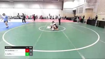 120 lbs Rr Rnd 3 - Mark Cardenas, Team Carnage vs Cole Coffin, PA Alliance Rams