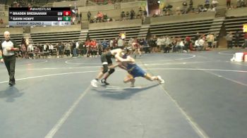 107 Championship Bracket Champ. Round 3 - Braden Bresnahan, Scott West vs Gavin Hoeft, Wayzata