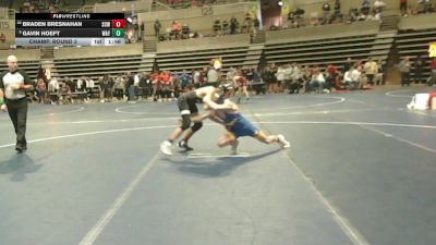 107 Championship Bracket Champ. Round 3 - Braden Bresnahan, Scott West vs Gavin Hoeft, Wayzata