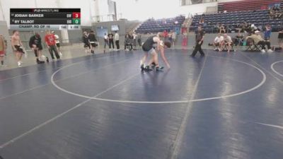 157 lbs Champ. Rd Of 16 - Ry Talbot, Empire Battle School vs Josiah Barker, Canyon View Falcons