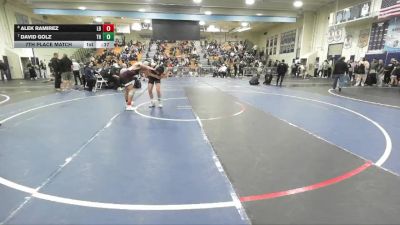 126 lbs 7th Place Match - David Golz, Trabuco Hills vs Alek Ramirez, Laguna Beach