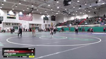 138 lbs Round 1 - Myer Walker, Brownsburg vs Javier Rayo, Indianapolis Arsenal Tech