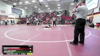 110 lbs 3rd Place Match - Analese Happy, EXCELSIOR SPRINGS vs Natalie Nammavaly, STALEY