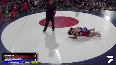 120 lbs Placement Matches (8 Team) - Nico Murillo, Utah vs Archer Ferguson, Oregon