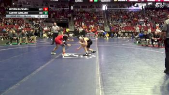 2A-144 lbs Cons. Round 3 - Jayden Bucknell, NH/TV vs Carver Wieland, Independence