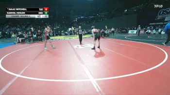 6A Boys 120 lbs Champ. Round 2 - Samuel Hesler, North Medford Boys vs Isaac Mitchell, Tualatin Boys