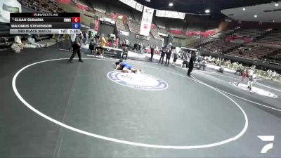 175 lbs 3rd Place Match - Elijah Sudaria, Fremont Warriors Wrestling Club vs Maximus Stevenson