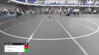 141 lbs Semifinal - Shannon Hanna, Campbell vs Ryan Jack, NC State - UnAttached