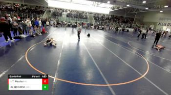 87 lbs Quarterfinal - Kruz Davidson, JWC vs Tad Mosher, Ridgeline