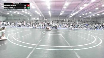 107 lbs Quarterfinal - Sarissa Tucker, 5forty Lady Brawlers vs Teegan Sibble, Evil Empire