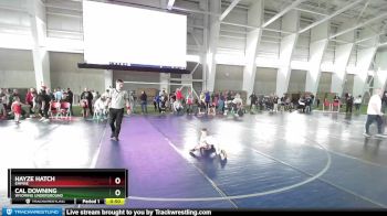 52 lbs Quarterfinal - Cal Downing, Wyoming Underground vs Hayze Hatch, Empire