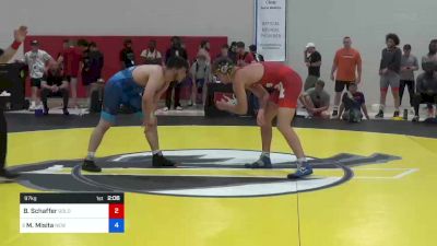 97 kg Round Of 16 - Blake Schaffer, Golden Pride Wrestling Club vs Michael Misita, New Jersey