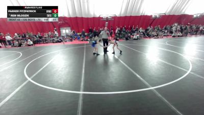 12U Boys - 74 lbs Champ. Round 1 - Lucas Clemment, Oregon Youth Wrestling Club vs Conrad Wied, Askren Wrestling Academy