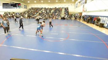 120 lbs Cons. Round 4 - Damon Perkins, Church Boyz Wrestling Club vs Christian Gonzalez, Rancho Bernardo Wrestling