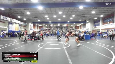 175 lbs Cons. Round 2 - Conrad Barrera, Edison (Huntington Beach) vs Robert Oropeza, Yorba Linda