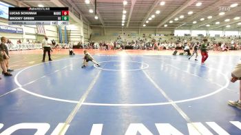 65 lbs Round Of 16 - Lucas Schuman, Mat Assassins Blue vs Brodey Green, Ohio Gold