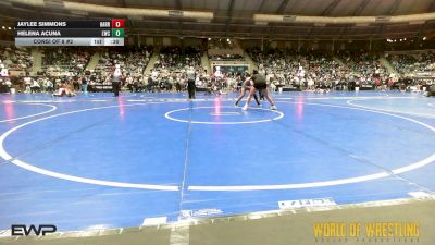 150 lbs Consi Of 8 #2 - Jaylee Simmons, Harrah vs Helena Acuna, Legacy Wrestling Center