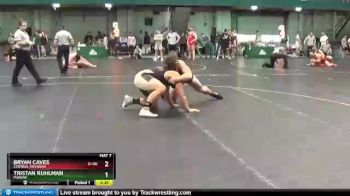 285 lbs Quarterfinal - Bryan Caves, Central Michigan vs Tristan Ruhlman, Purdue