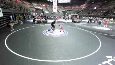 43 lbs Quarters - Maverick Huerta vs Zayn Sandoval, Sanger Warpath Wrestling Club