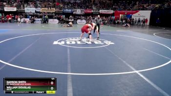 171 lbs Quarterfinal - Samson Smith, Mt. Edgecumbe High School vs William Douglas, Delta