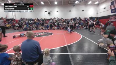 55-56 lbs Round 1 - Dax Delano, North Star vs Ashton Melius, Berlin