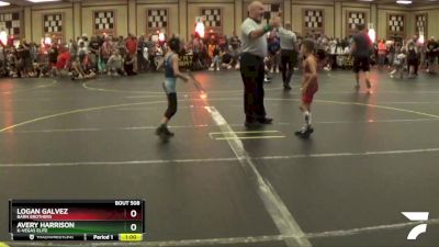 49 lbs Round 1 - Avery Harrison, K-Vegas Elite vs Logan Galvez, Barn Brothers