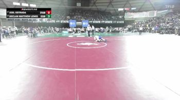 Boys 4A 157 lbs Champ. Round 1 - Joel Estrada, Spanaway Lake vs Declan Matthew Lewis, Issaquah