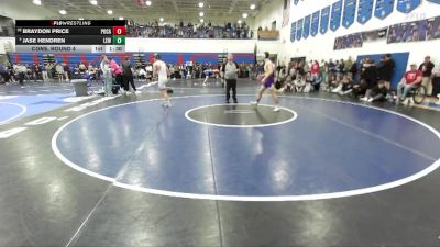 132 lbs Cons. Round 4 - Jase Hendren, Lewiston vs Braydon Price, Pocatello