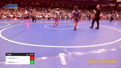 175 lbs Rr Rnd 2 - Tynsley Leonard, Maize vs Temprence Watson, Terminator Wrestling Academy