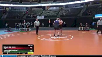 285 lbs Champ. Round 1 - Matthew Moore, Mesa Ridge vs Calin Demmer, Erie