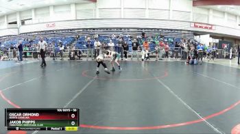 56 lbs Champ. Round 1 - Oscar Ormond, North Carolina vs Jakob Phipps, Yorktown Wrestling Club