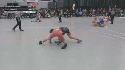 132 lbs 5th Place Match - Jameson Onstott, Massa's Maniacs vs Dylan Saba, Black Fox Wrestling Academy