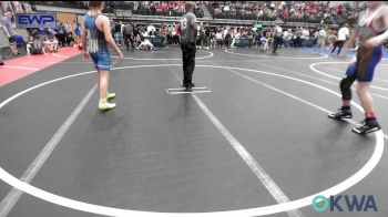 120 lbs Quarterfinal - Wyatt Brown, Hennessey Takedown Club vs Makylan Stanley, Watonga Blaine County Grapplers